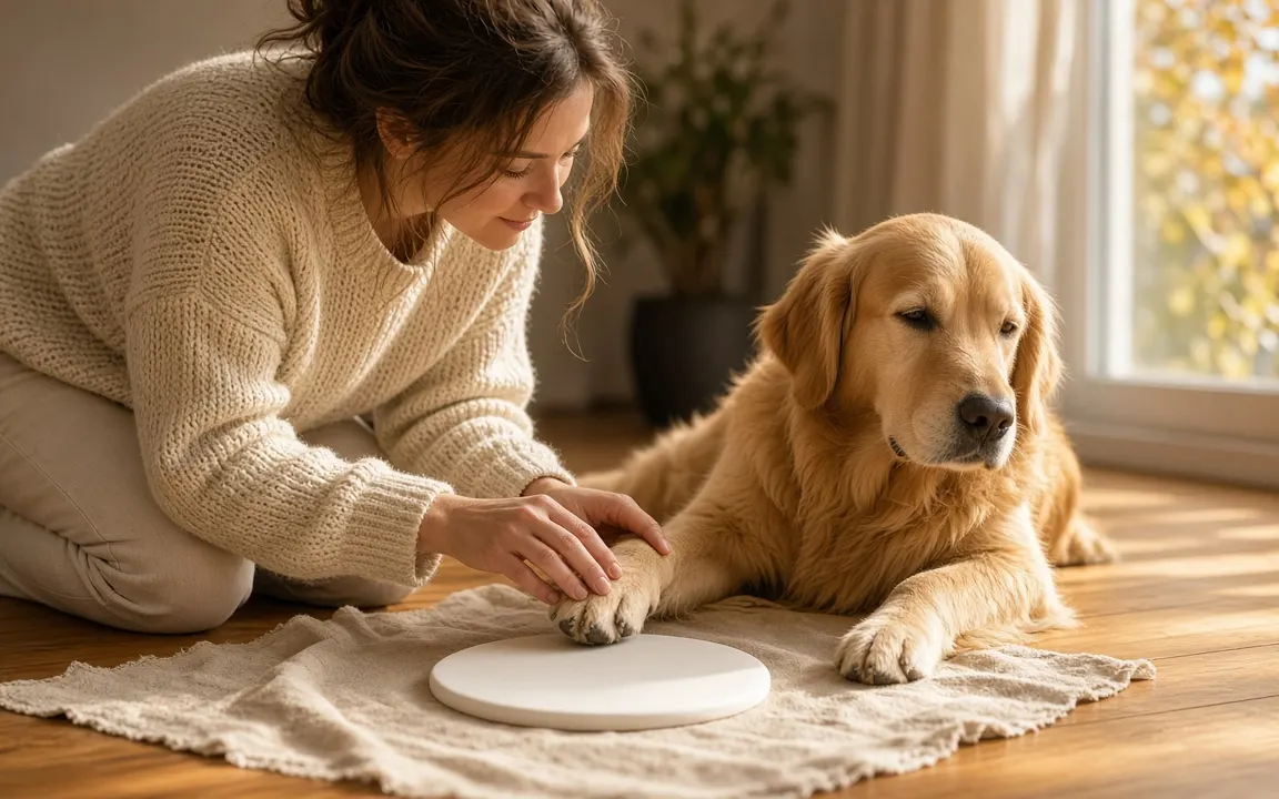 Paw print keepsakes: how to capture the paw you know so well