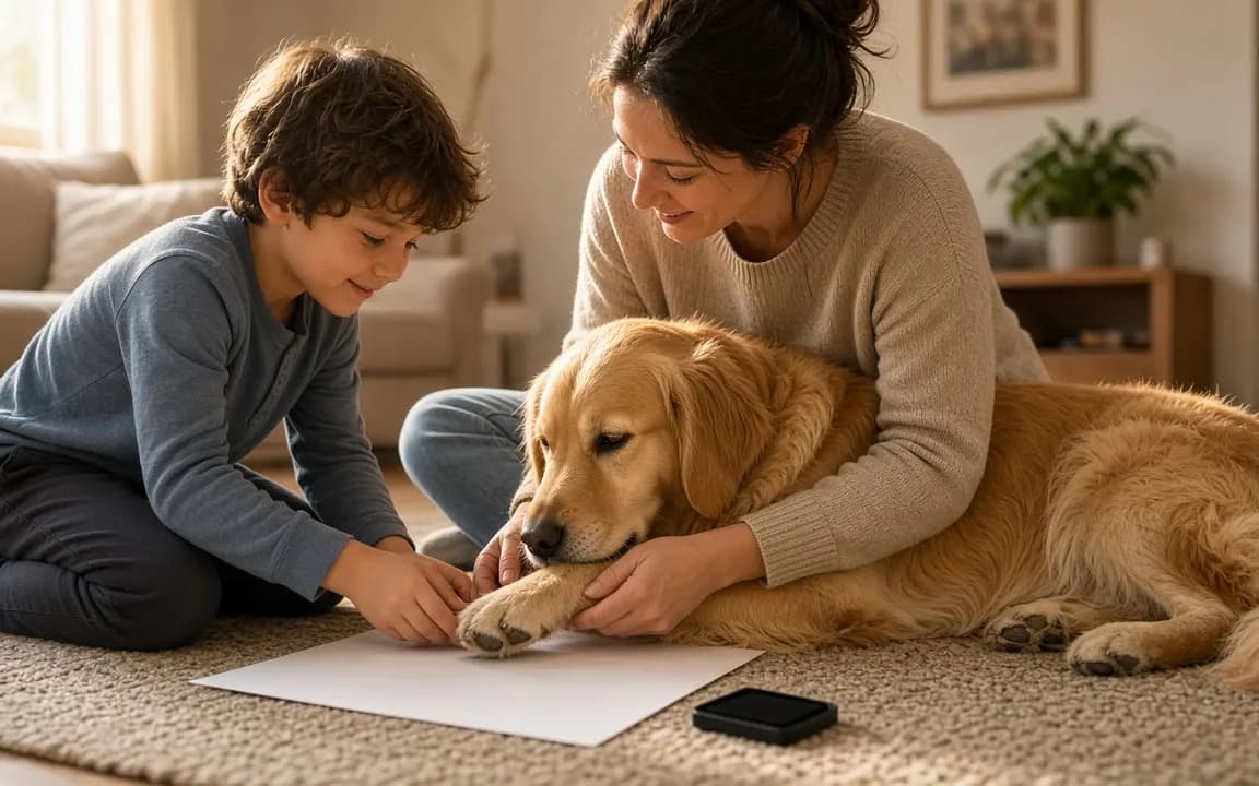 Want a paw print to keep? Find out what to settle first