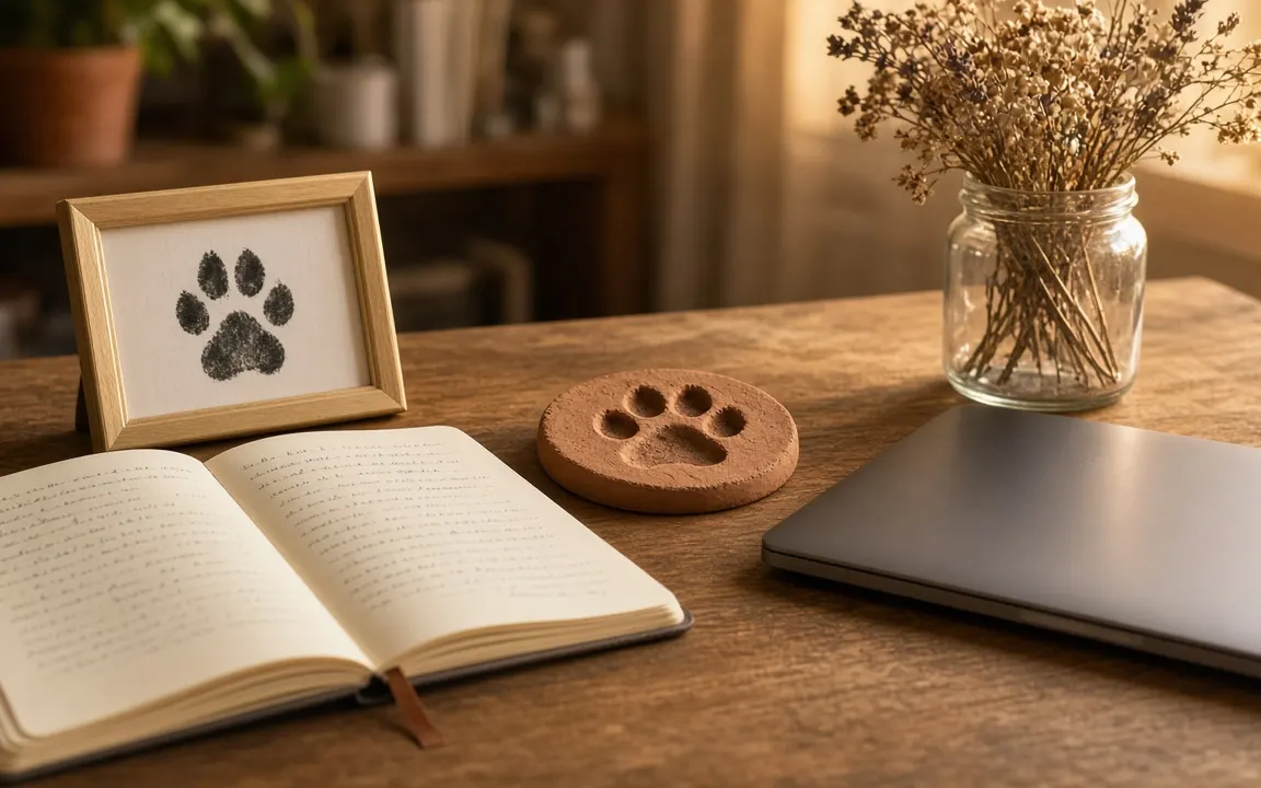 How we research paw print keepsakes and their prices